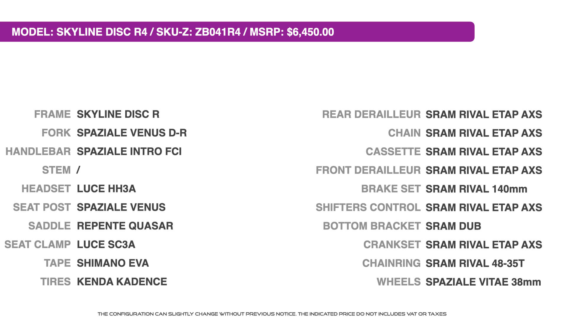 SKYLINE DISC - ZEROUNO