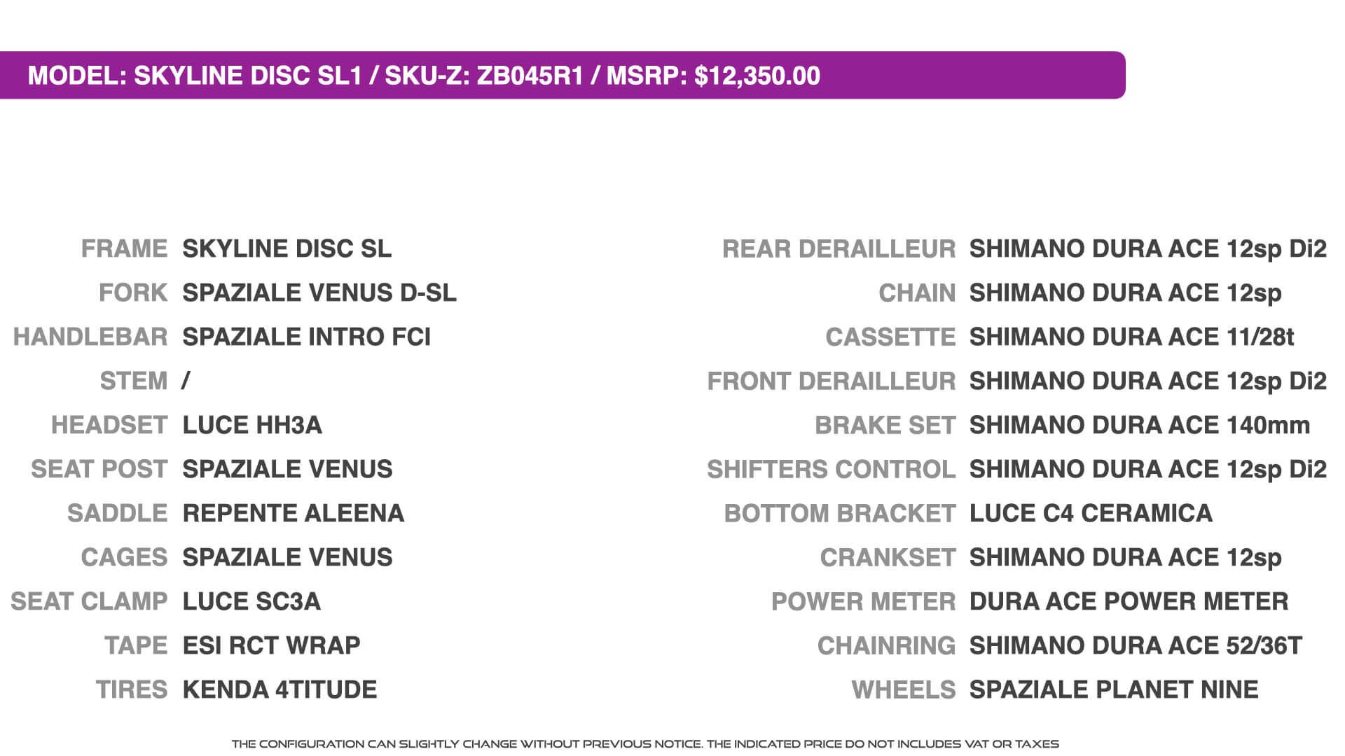 SKYLINE DISC - ZEROUNO