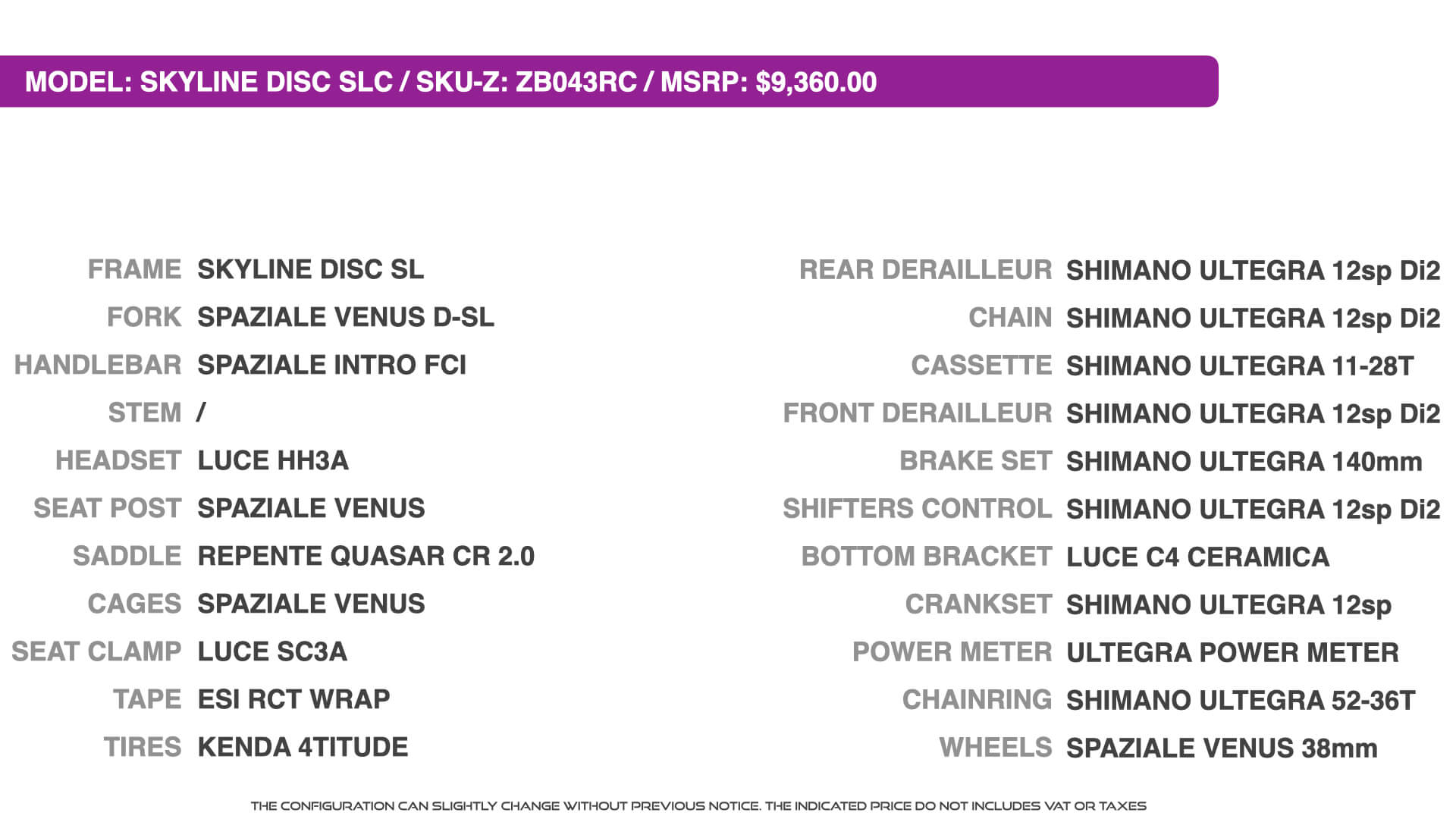 SKYLINE DISC - ZEROUNO